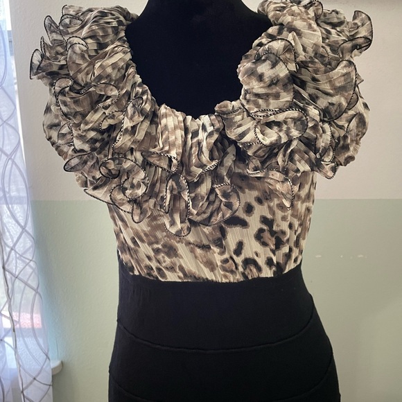 Vero moda Classic dress black and gray size L - Picture 2 of 8